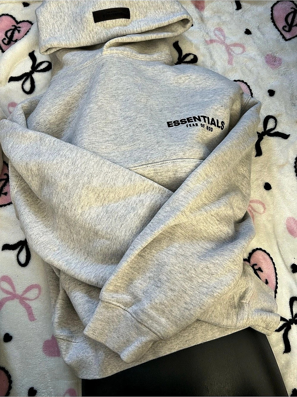 Essentials Kids Gray Pullover Hoodie